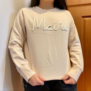 Maine Light Pink Crew Neck